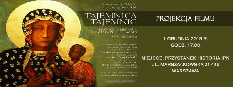 Tajemnica Tajemnic – projekcja filmu