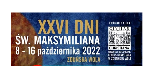 XXVI DNI ŚW. MAKSYMILIANA W ZDUŃSKIEJ WOLI