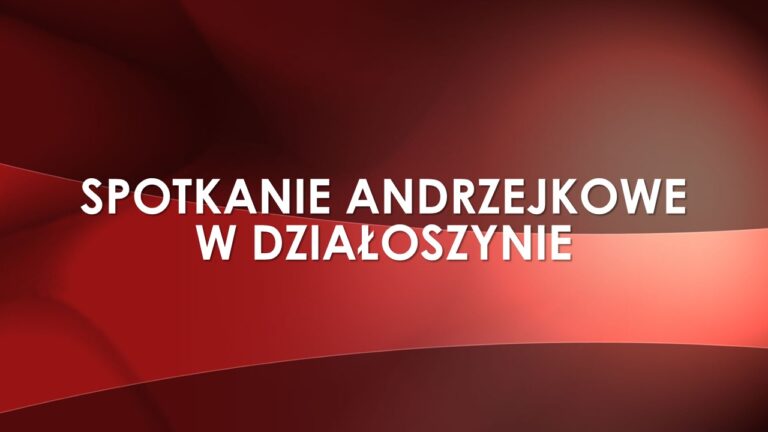 SPOTKANIE ANDRZEJKOWE W DZIAŁOSZYNIE