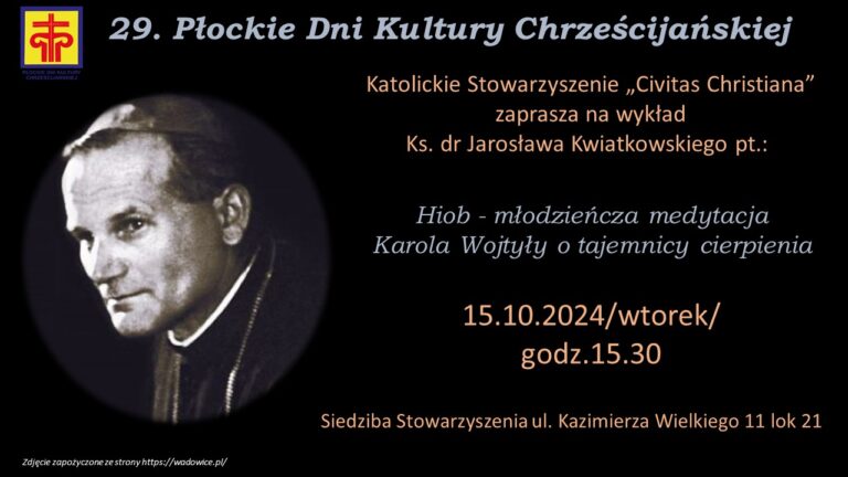 Hiob – młodzieńcza medytacja Karola Wojtyły o tajemnicy cierpienia