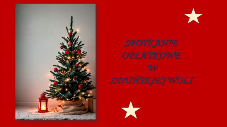 Spotkanie opłatkowe w&nbsp;Zduńskiej Woli